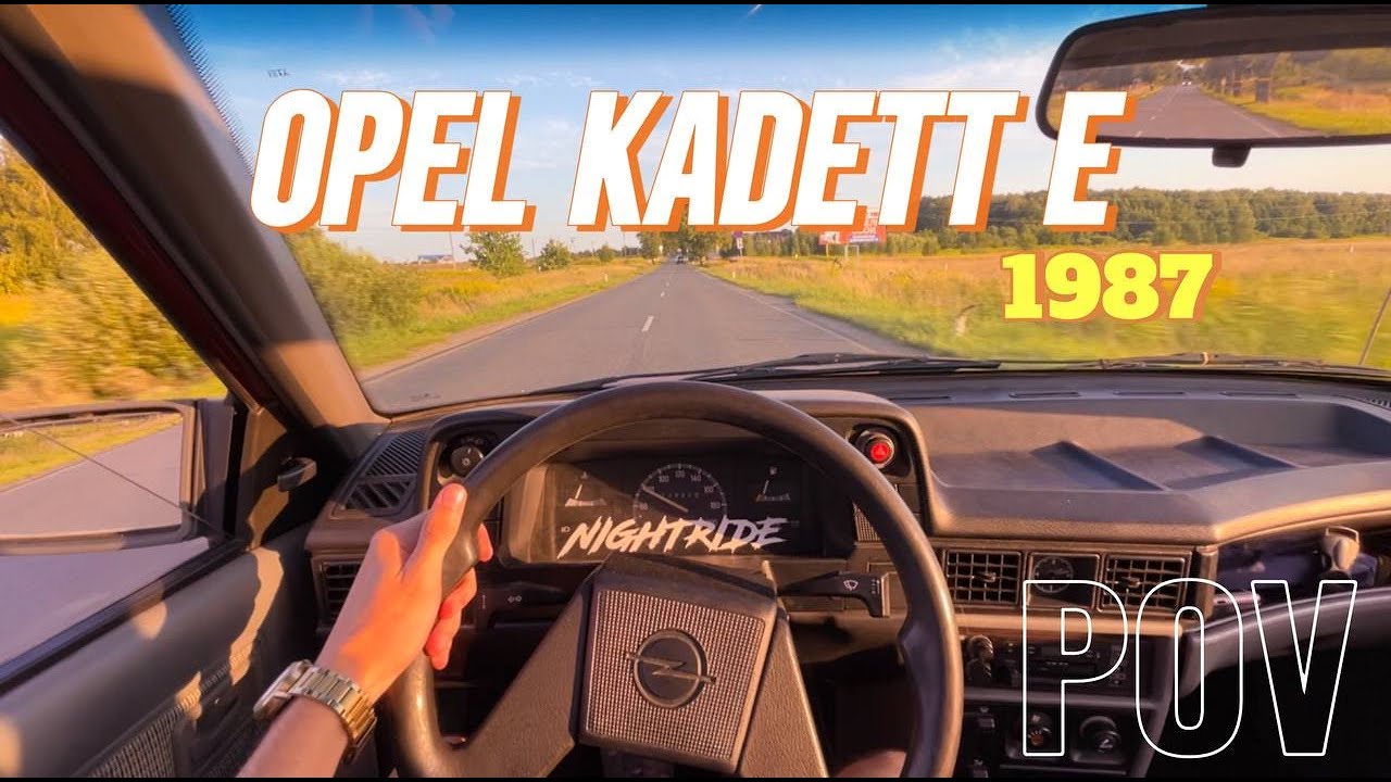 1987 | OPEL KADETT E | POV TEST-DRIVE