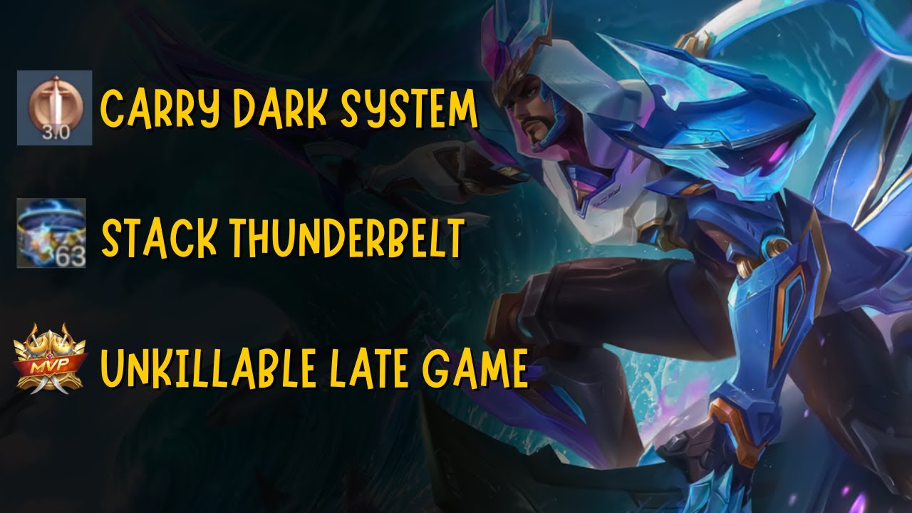 Carry dark system using tank roam | MLBB khaleed gameplay