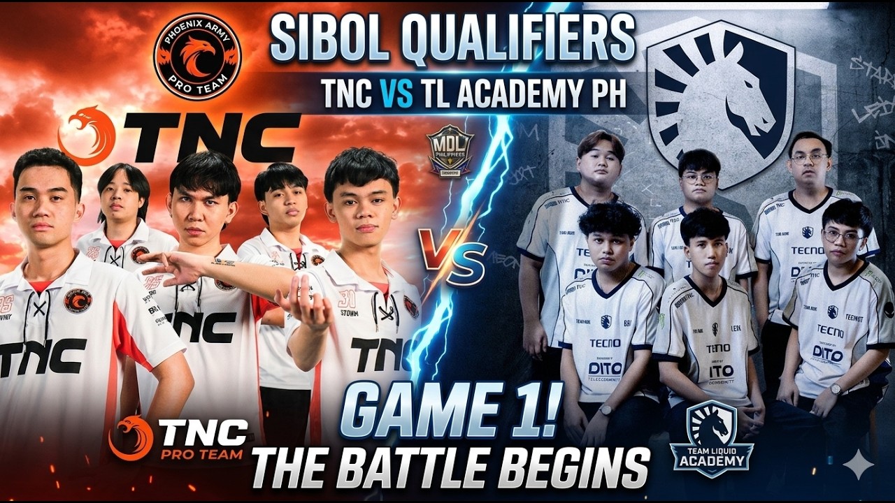 TNC VS TEAM LIQUID ACADEMY | SIBOL QUALIFERS | GAME 1