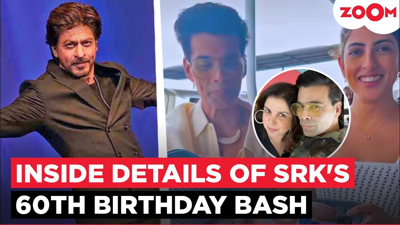 INSIDE details of Shah Rukh Khan's 60th birthday bash in Alibaug;  Karan-Farah to attend