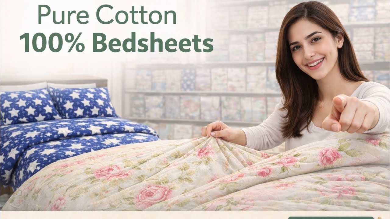 Pure Cotton Export Quality Bedsheets with Money Back Guarantee 