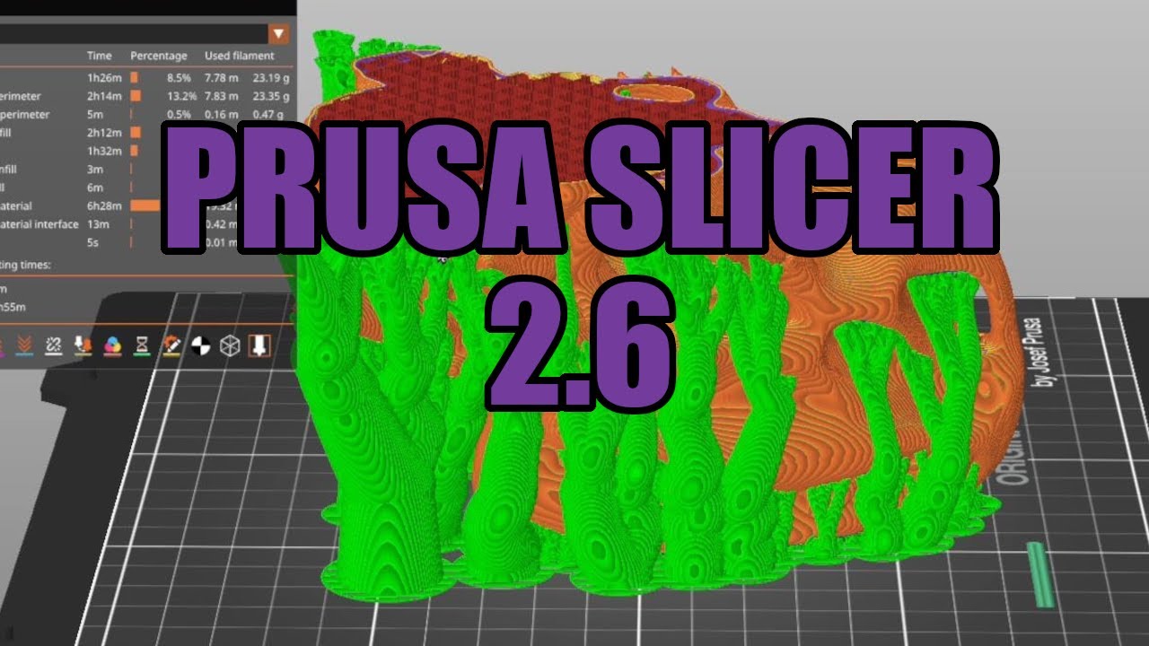 Слайсер Prusa 2.6 — Органические опоры — Chris's Basement — 2023