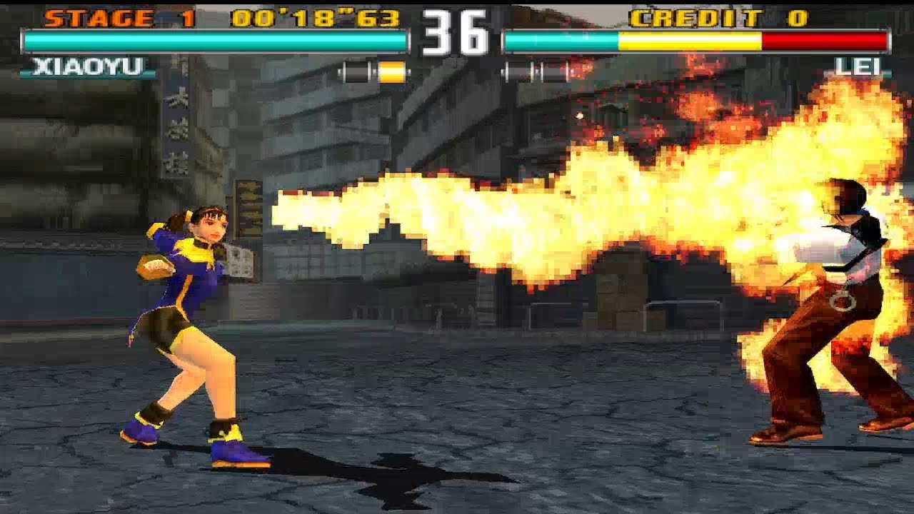 Tekken 3 Xiaoyu with Ogre Moves Arcade