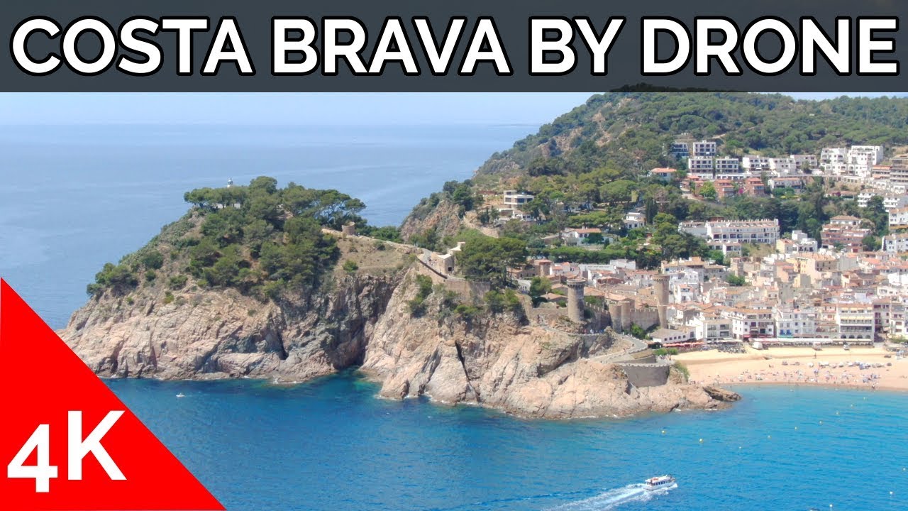 Costa Brava By Drone in 4K Spain - Lloret de Mar & Tossa de Mar