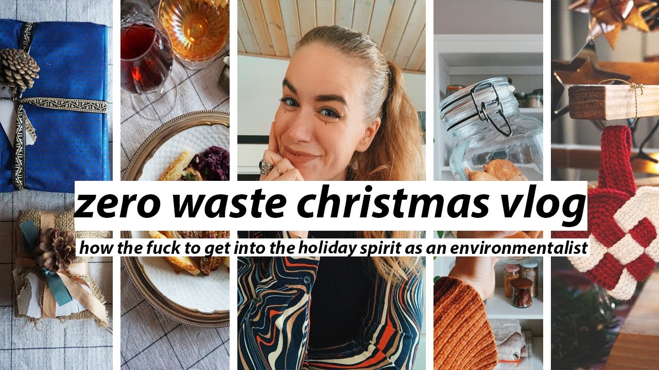 my zero waste christmas // wrapping gifts, decorating my tree, baking and being an overall grinch ok
