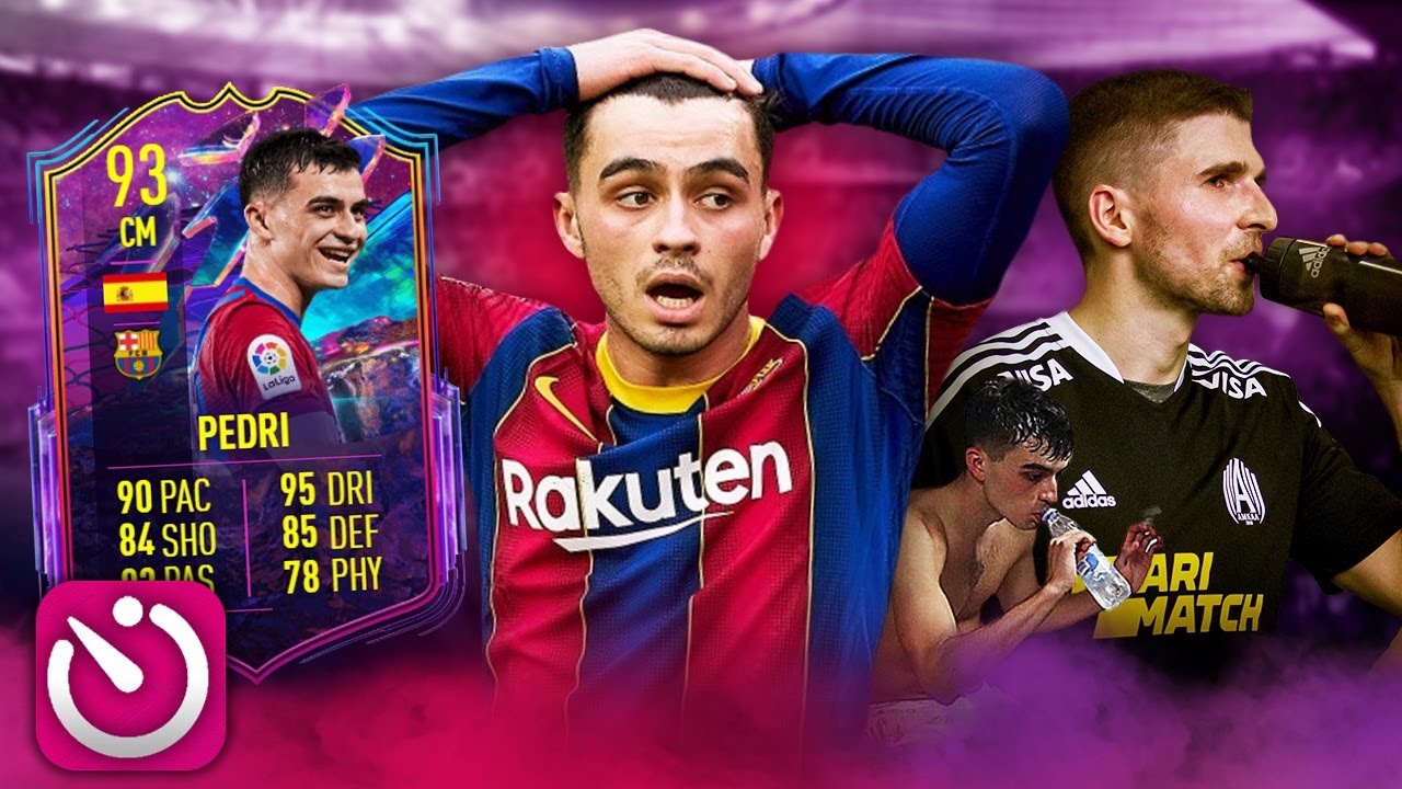 ЗОЛОТОЙ МАЛЬЧИК ИСПАНСКОГО ФУТБОЛА - FUTURE STARS PEDRI В СОСТАВЕ ЗА 5 МИНУТ FIFA 22