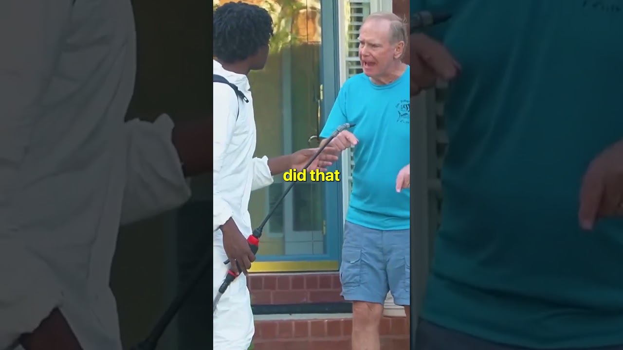 Fake Weed Killer Prank on Strangers🤬😂 #funny