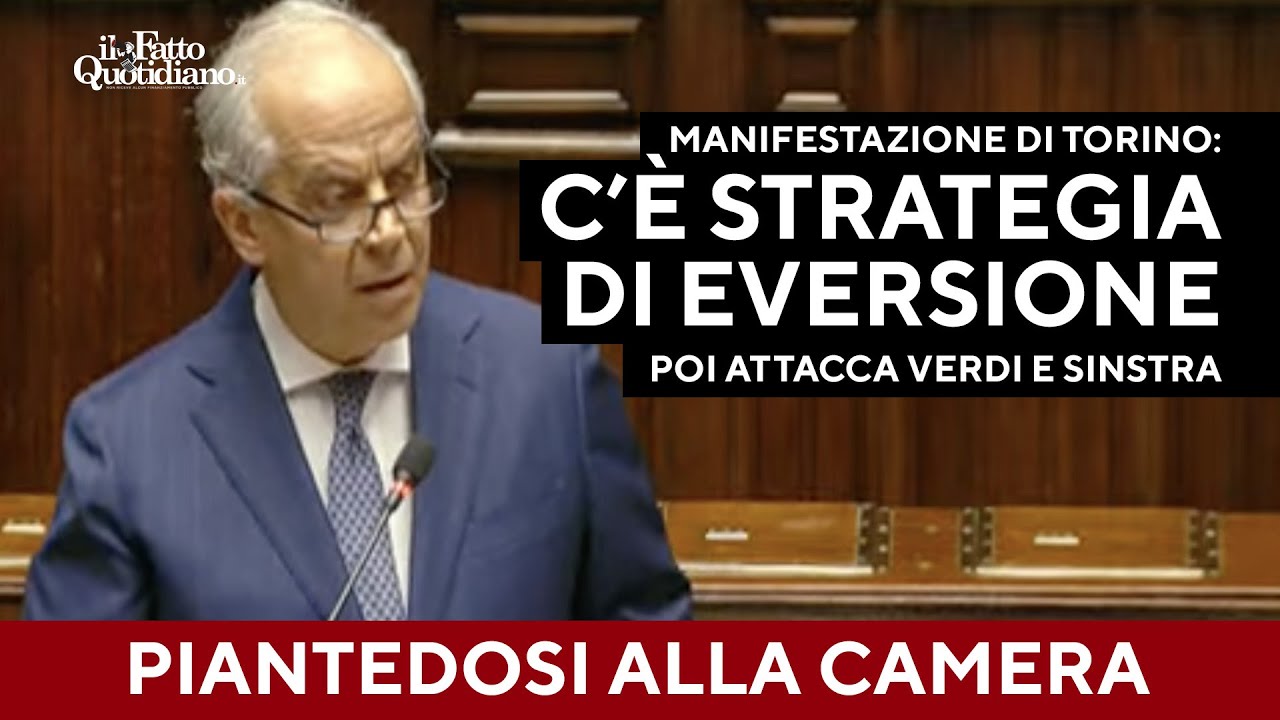 Piantedosi alla Camera: 