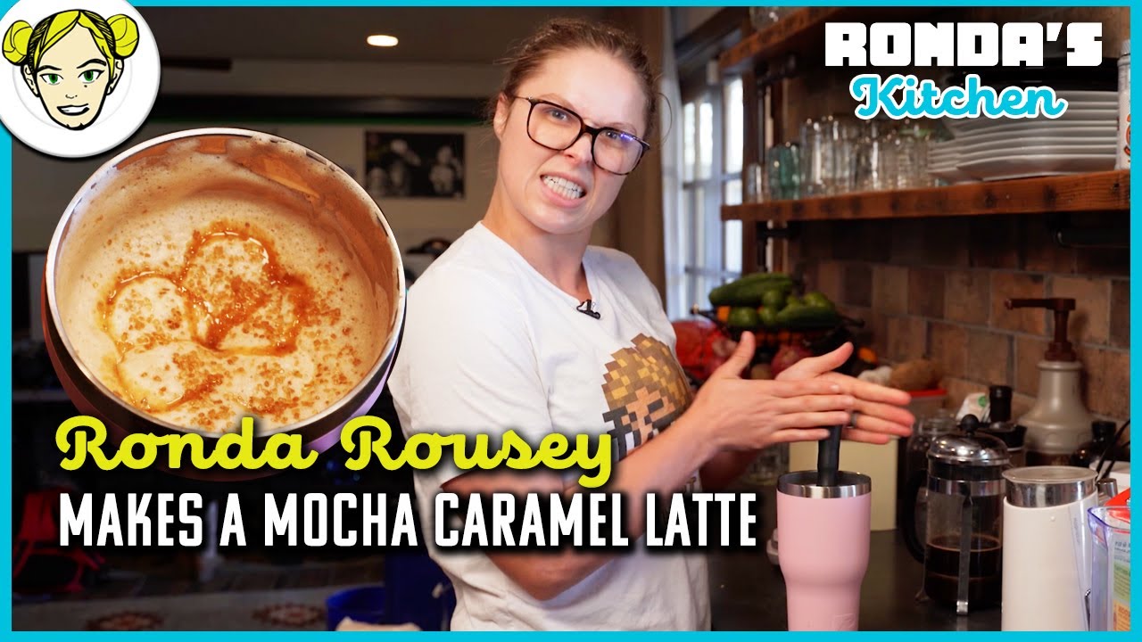 How To Make a Mocha Caramel Latte at Home | Ronda's Kitchen