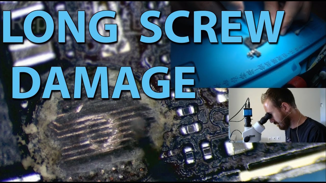 iphone 5s Long Screw Damage repair