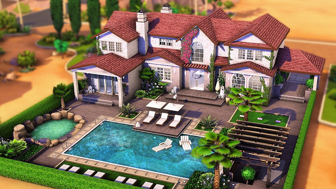 Oasis Country Club & Spa | The Sims 4 Speed Build