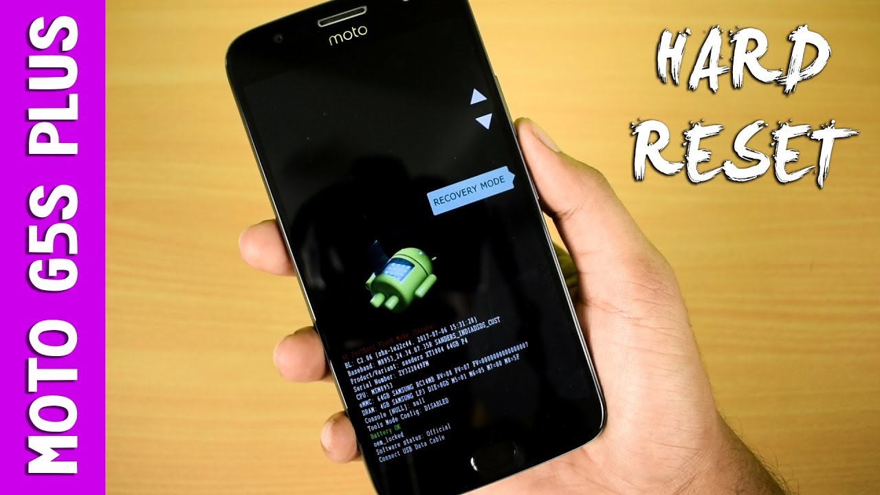 Moto G5s Plus Hard Reset - In 2 Minutes