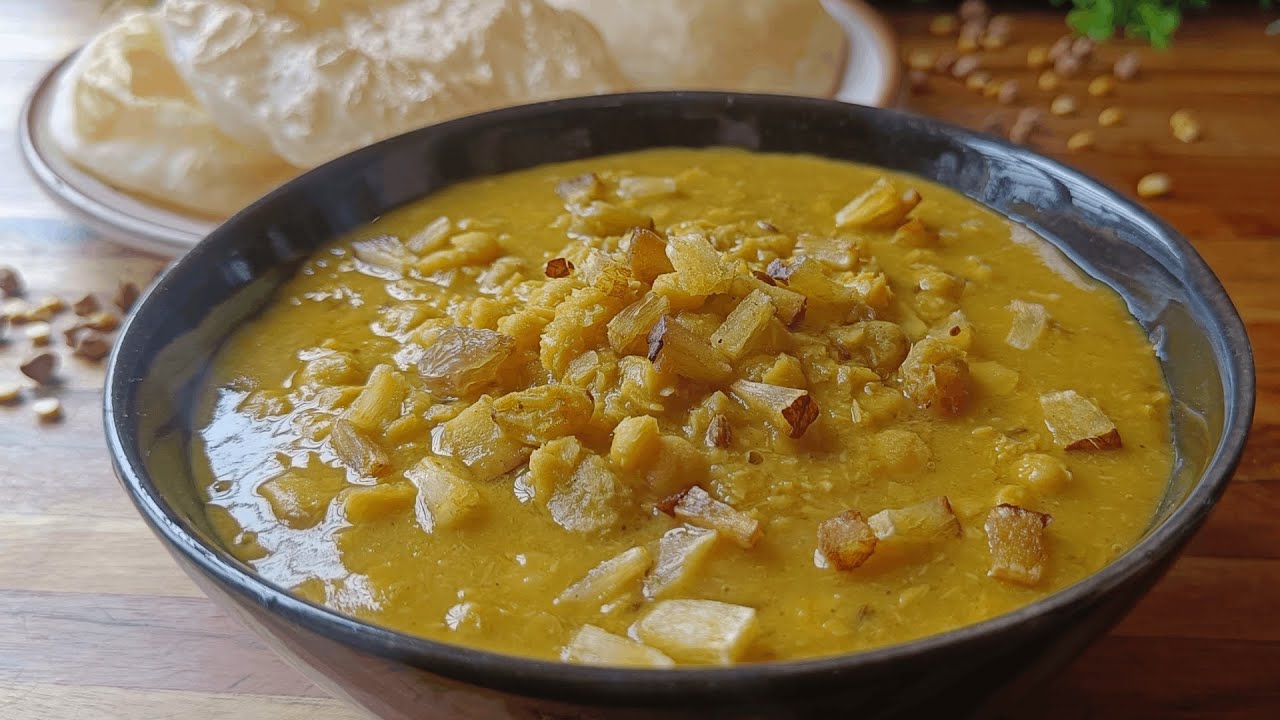 Chholar Dal &ndash; The Perfect Bengali Lentil Curry for Luchi & Paratha | Authentic Bengali Chholar Dal