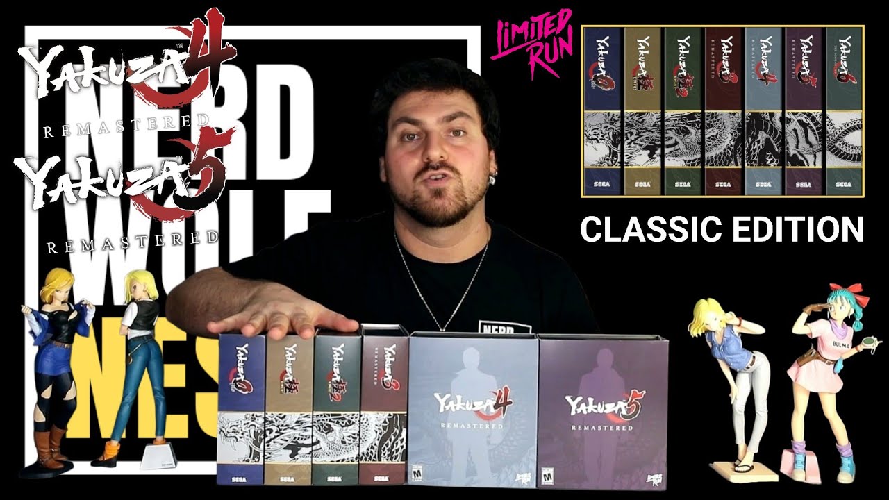 YAKUZA: CLASSIC EDITION 🐉 4 REMASTERED + 5 REMASTERED 💥 Limited Run Games Collector's Edition PS4  🤯
