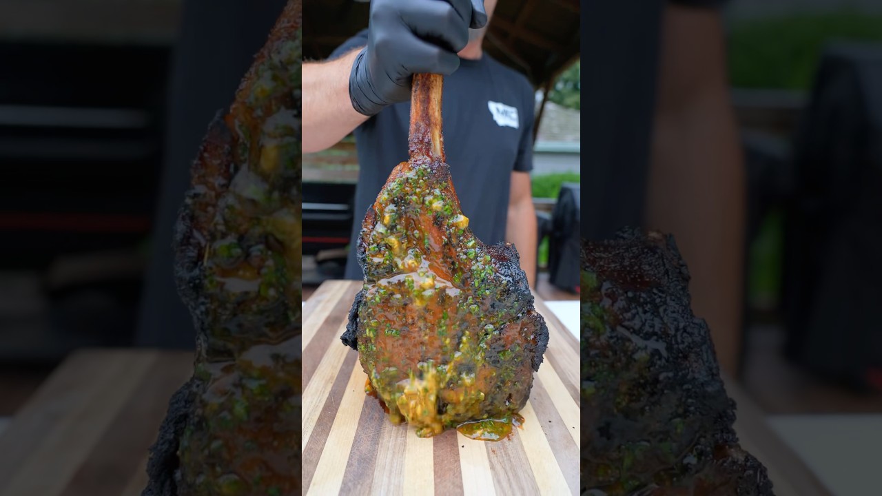 How to grill a tomahawk steak