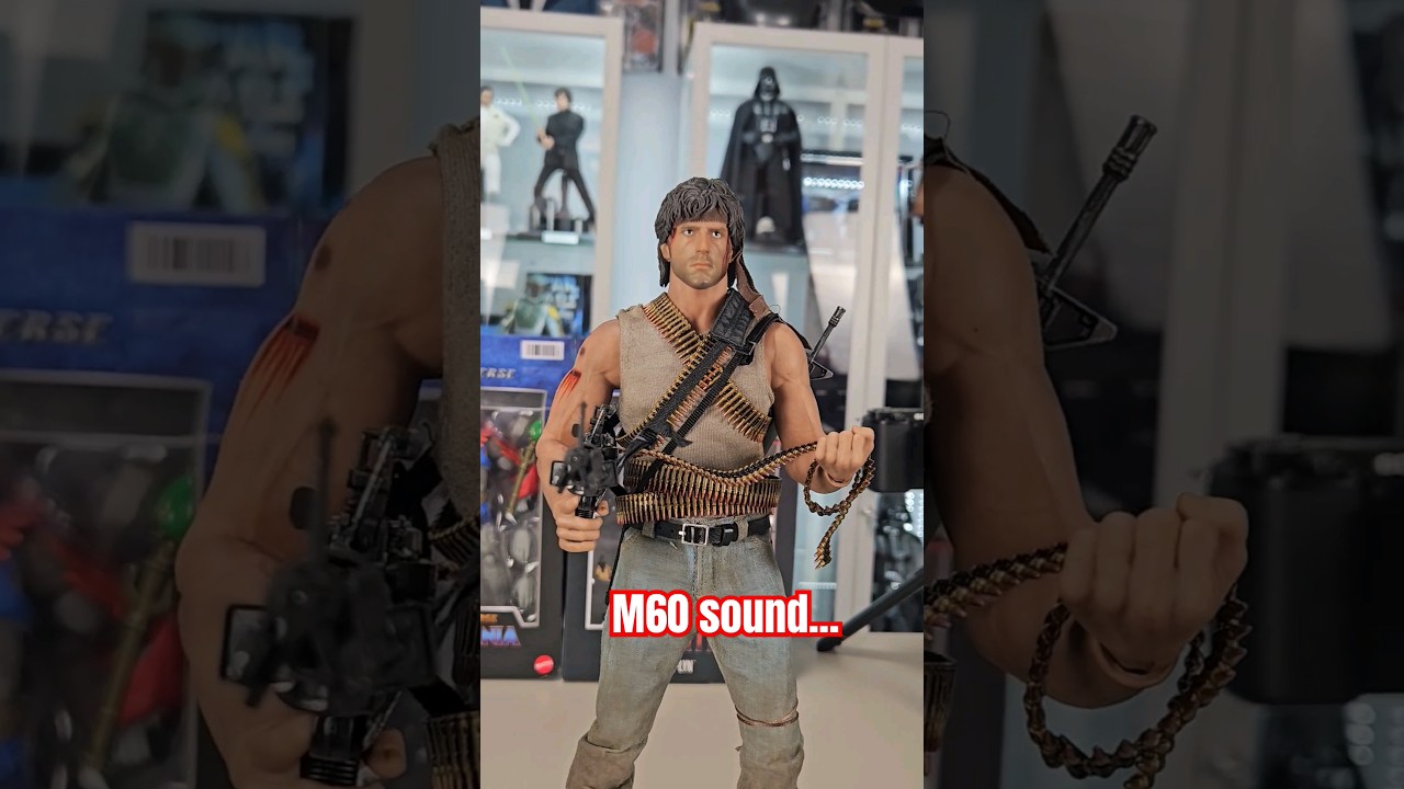 The Infamous M60 machine Gun...Rambo First Blood. #rambo #shorts #warzone