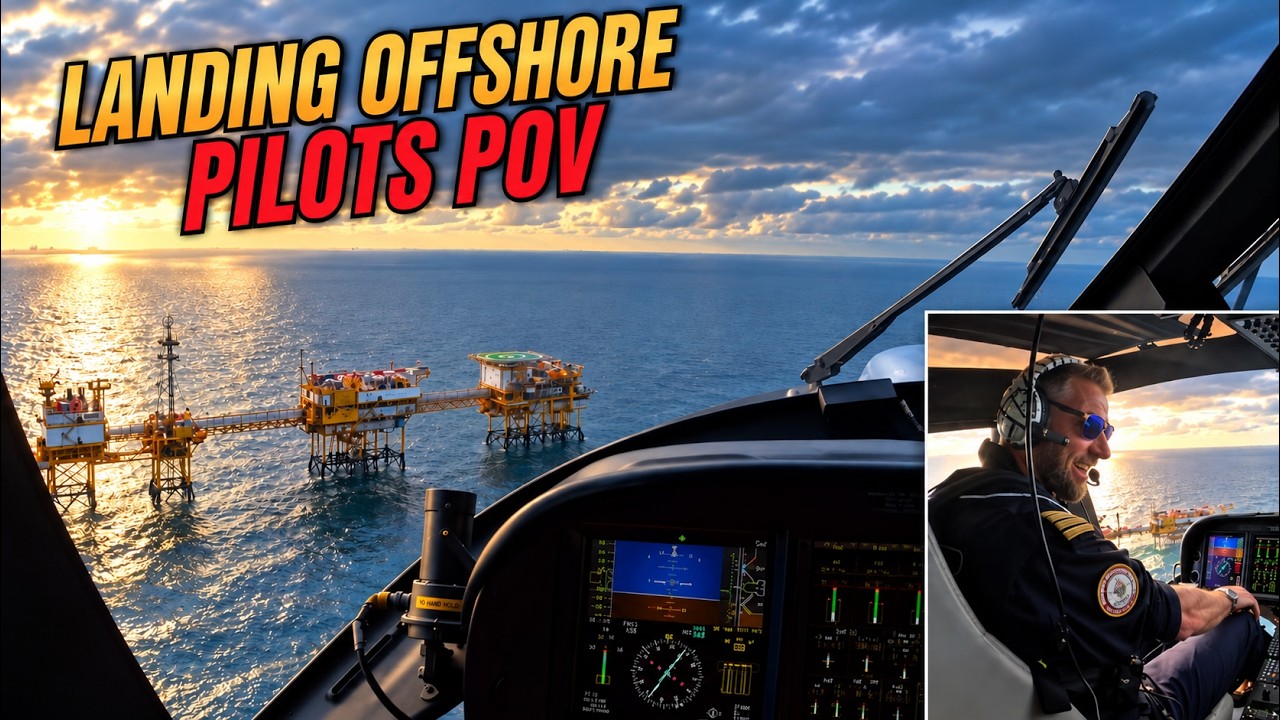 What It's Actually Like to Fly the AW139 Helicopter Offshore