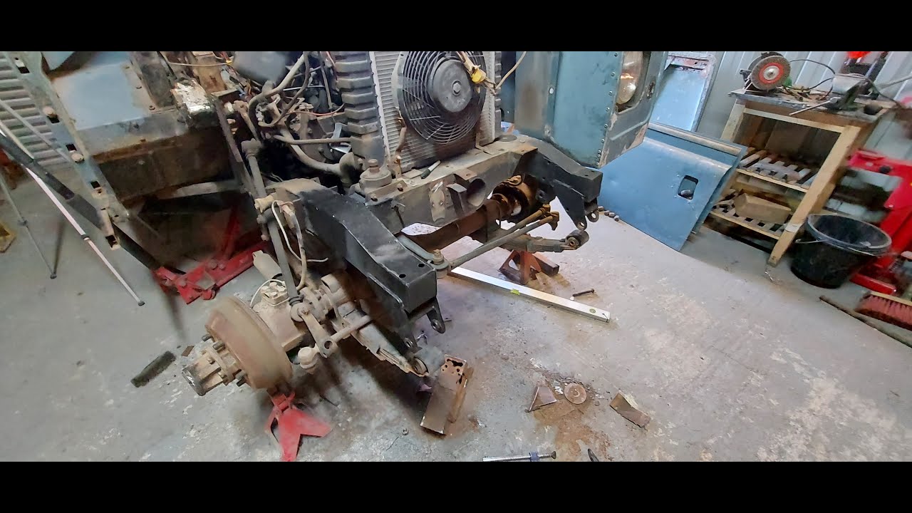 replacing a land rover series dumb iron (suspension mount)