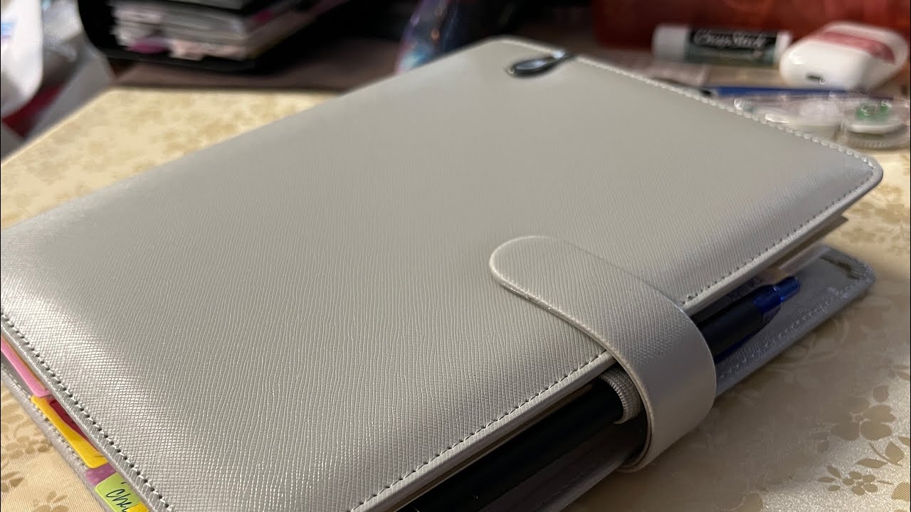 A5 Rings - Filofax Granite Saffiano Setup