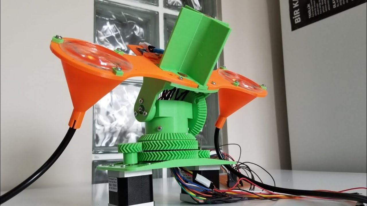 Transferring the Sunlight With Fiber Optical Cables - Dual Axis Sun Tracker