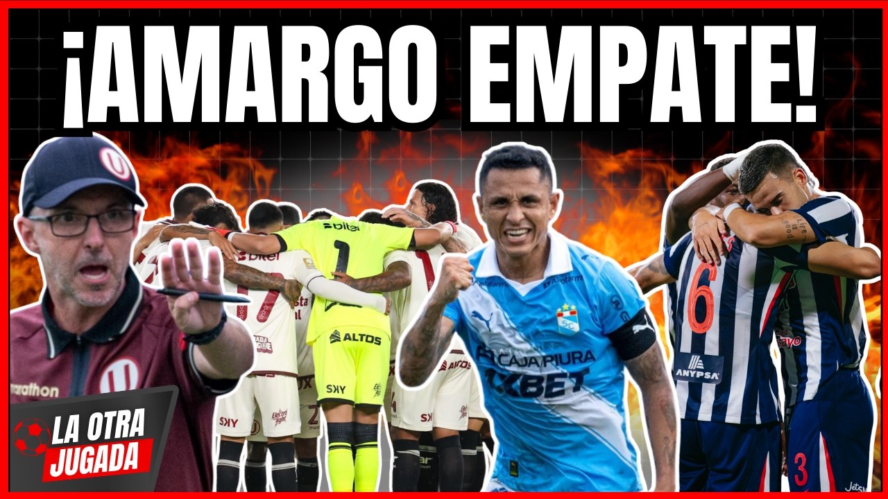 ¿RABANAL CULPABLE? CRISTAL 2-2 UNIVERSITARIO - ALIANZA, ¿EN CRISIS Y PUNTERO?