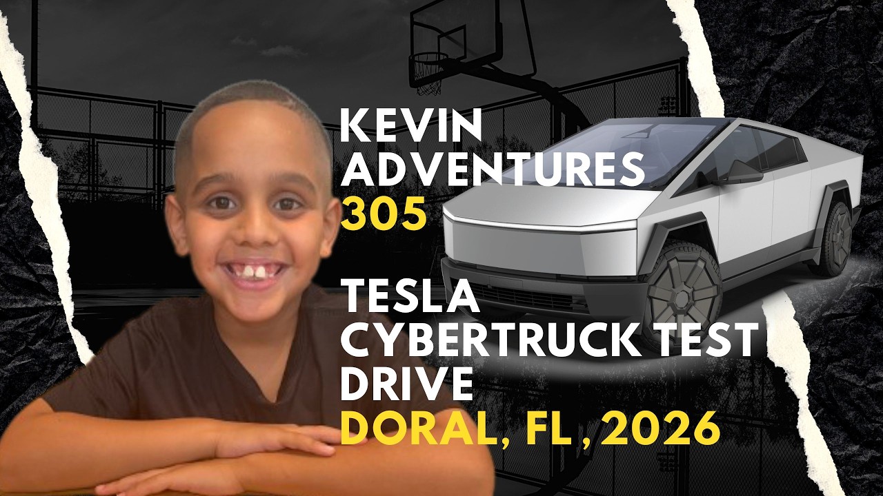 Kevin Adventures 305  -  2026 Tesla Cybertruck Test Drive