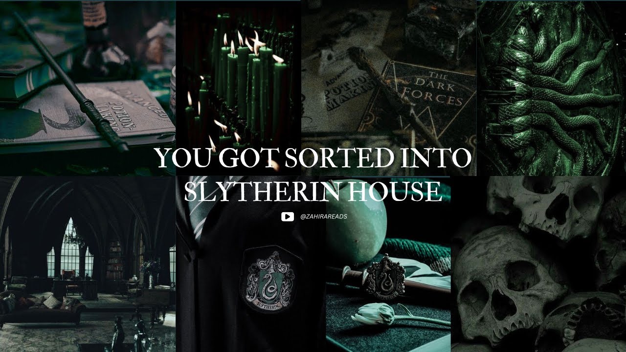 pov: you got sorted into slytherin house