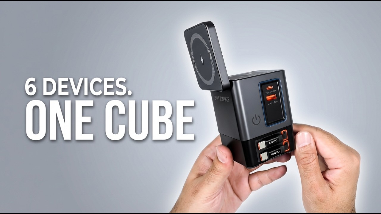 This Coffee Mug Size 6-in-1 105W Charger Replaces Your Entire Desk Setup