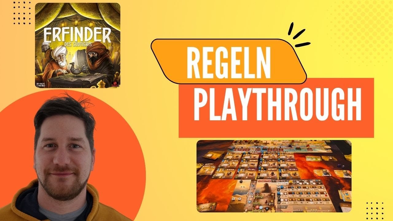Erfinder des Südtigris / Inventors of South Tigris  - Regeln - Solo Playthrough
