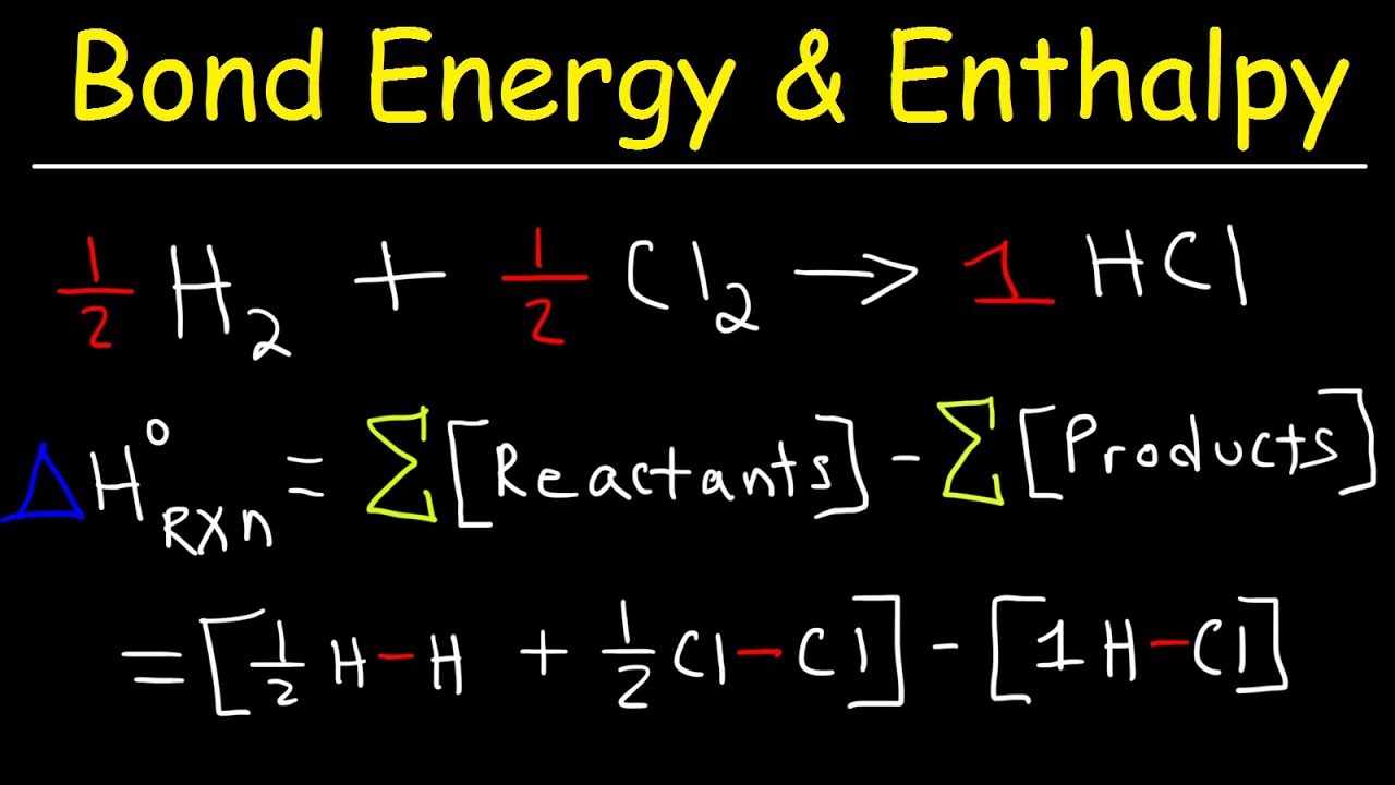 Bond Energy Calculations & Enthalpy Change Problems, Basic Introduction, Chemistry