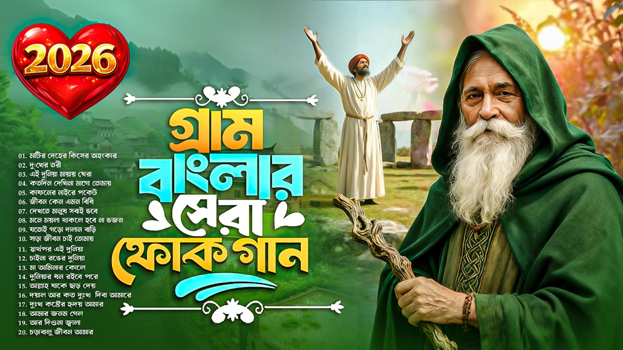 সেরা বাংলা ফোক গান ২০২৬ | Bengali Folk Songs Non Stop | Bangla Best Folk Song Album | Folk Mix