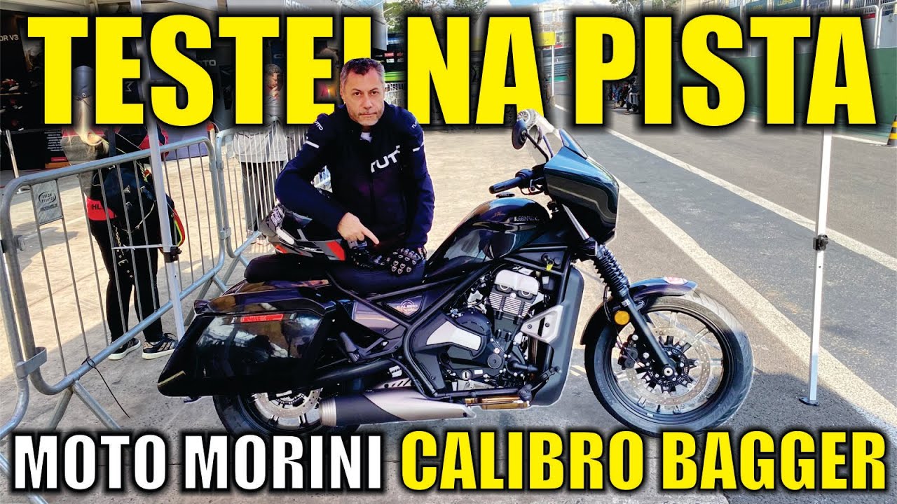 Moto Morini Calibro Bagger Na Pista de Interlagos #motomorini #calibro #custom
