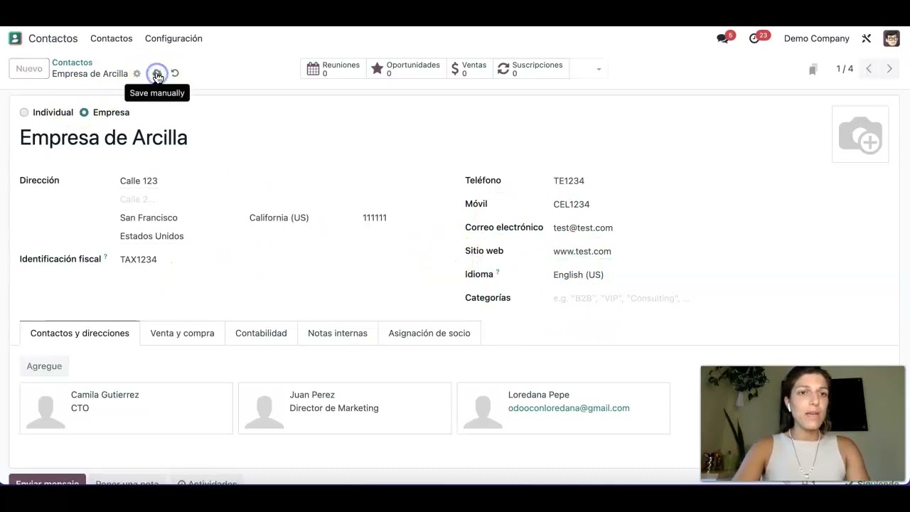 Cómo saber el nombre del campo para cargar masivamente información en Odoo