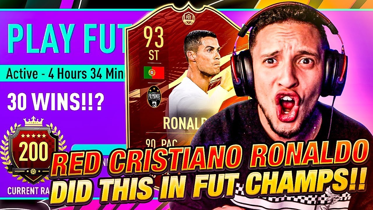 I GOT RED CRISTIANO RONALDO & HE DID THIS!!! ROAD TO 30-0 TOP 200! FUT CHAMPS GAMEPLAY HIGHLIGHTS!