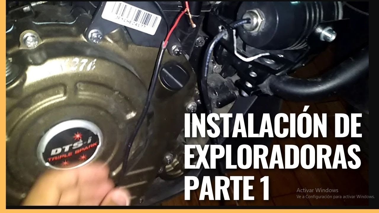 tutorial instalación exploradoras moto parte 1