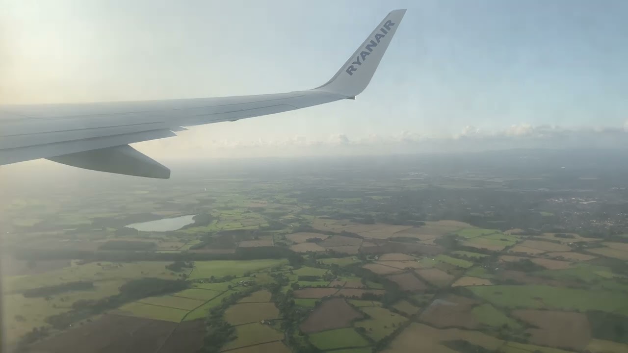 Ryanair 737-800 Manchester to Brussels Charleroi