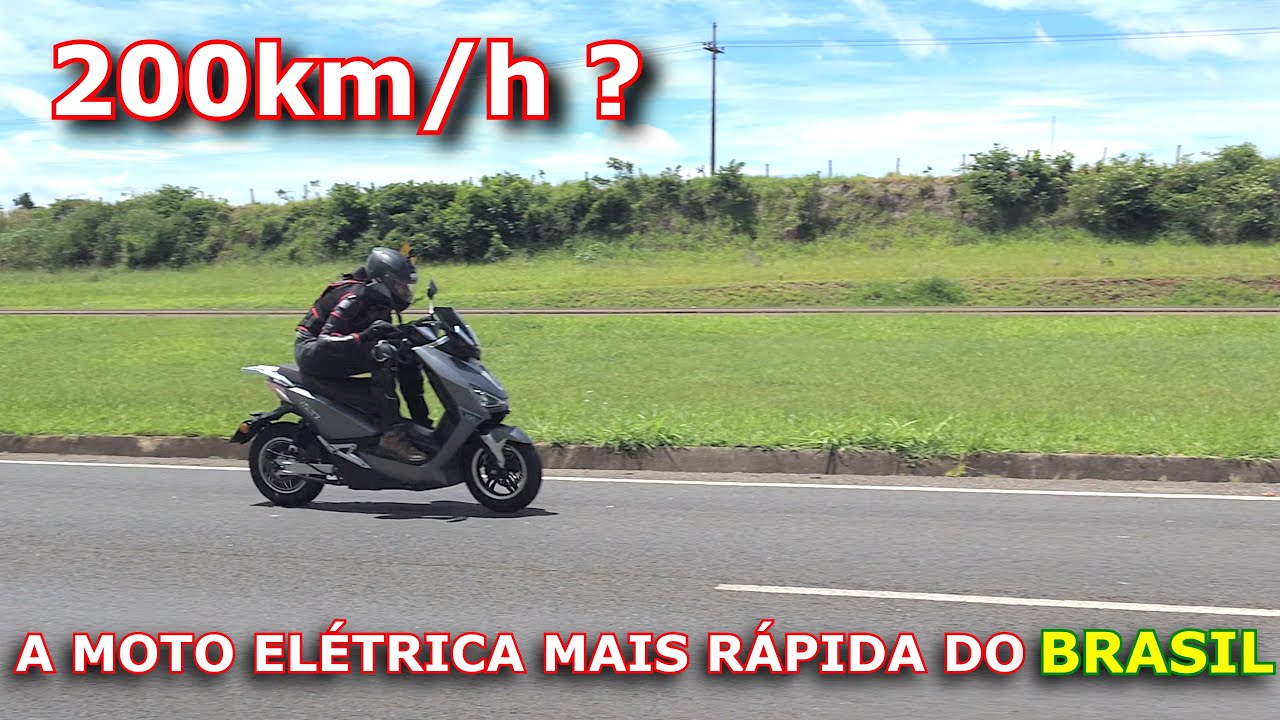 A MOTO EL&Eacute;TRICA MAIS R&Aacute;PIDA DO BRASIL
