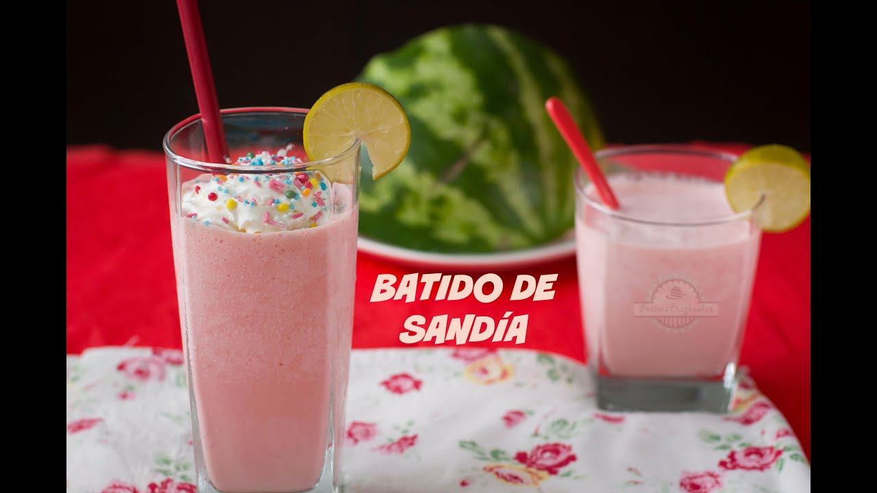 Cómo hacer un batido de sandía - Batido afrodisíaco