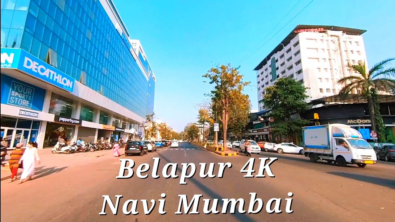 Belapur 4K drive | Navi Mumbai | World's Largest Planned City | India