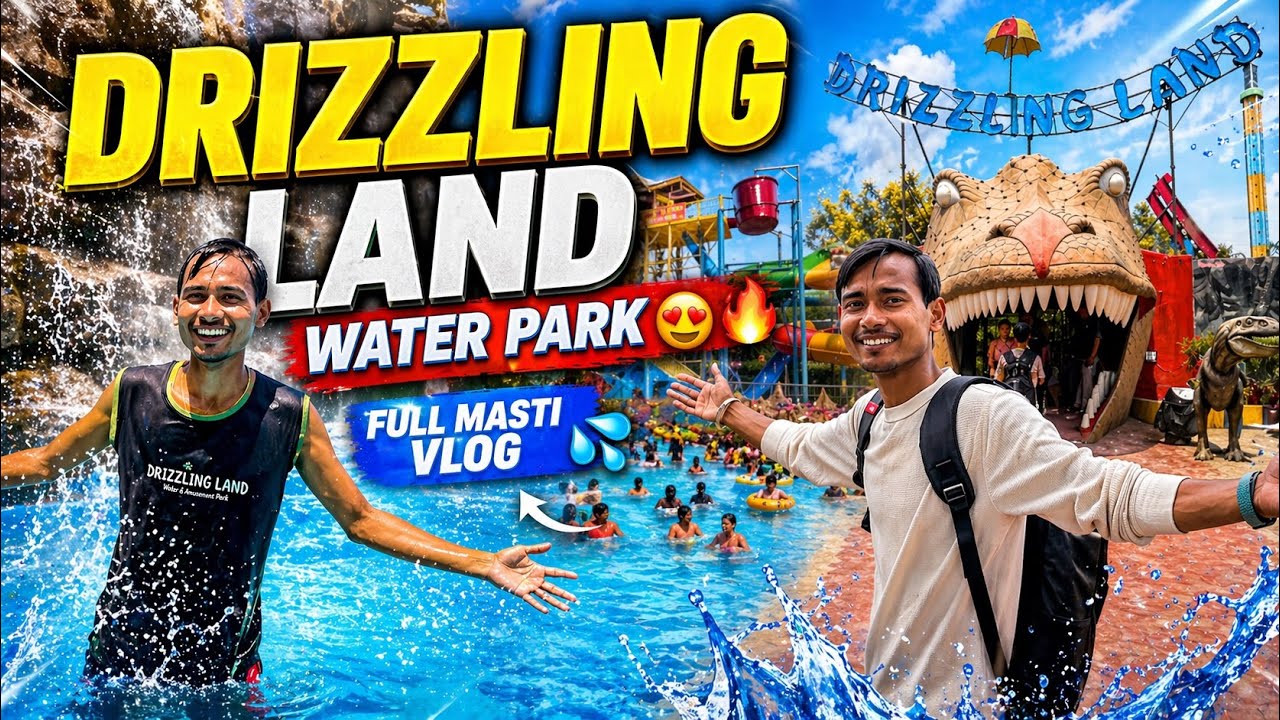 Best Water Park Near Delhi 😍 Drizzling Land Ghaziabad Full Vlog | Price, Rides & Experience
