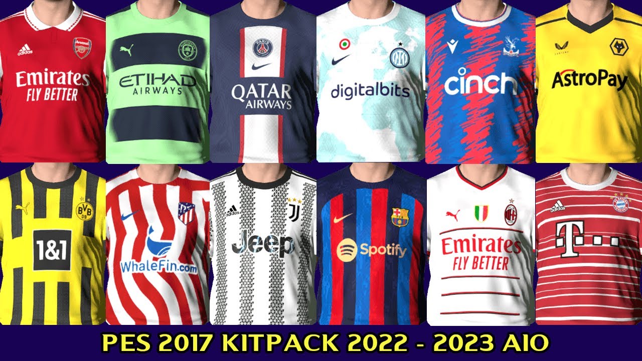 PES 2017 Kitpack Season 2022 - 2023 [Update August 2022]