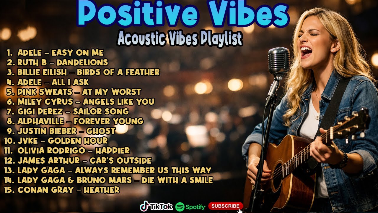 Top Hits 2026 🚀 Best Pop Music Playlist (TikTok Viral Songs) - Study, Chill & Sleep (Adele, JVKE)