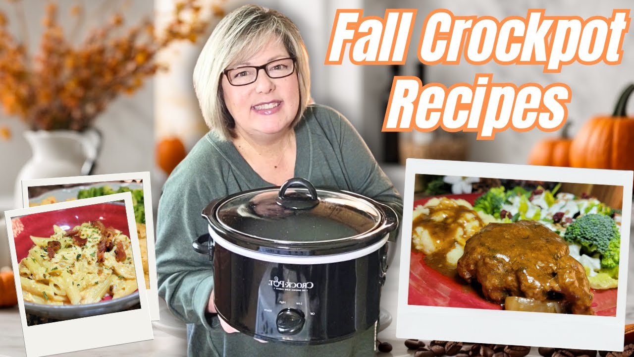 10 MUST TRY CROCKPOT RECIPES TO KICK OFF FALL! EASY SLOW COOKER MEALS FOR BUSY REAL LIFE FAMILIES