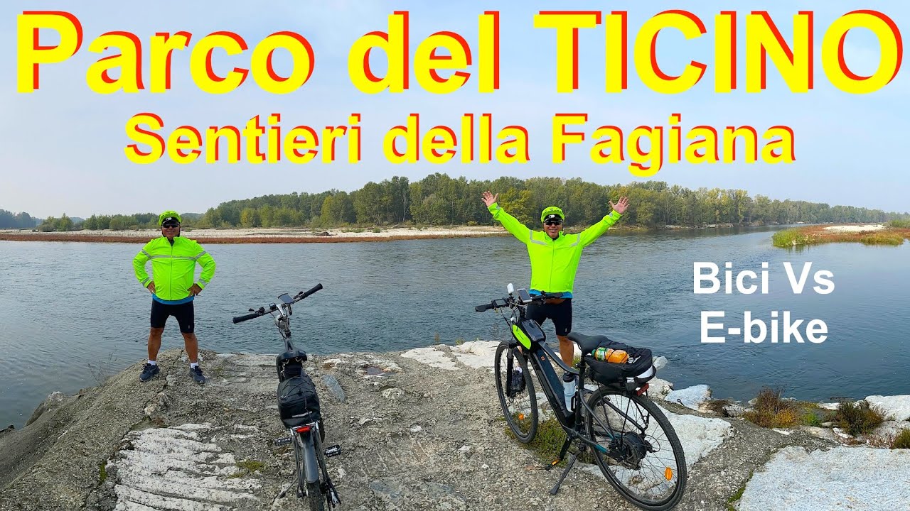 I sentieri della Fagiana in Bici Vs E-bike nel PARCO del TICINO