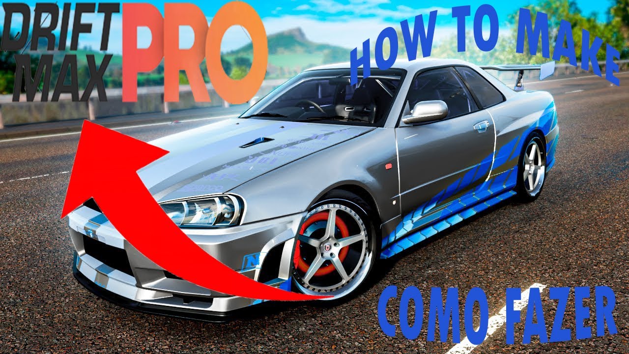COMO FAZER O GTR SKYLINE DO BRIAN NO DRIFT MAX PRO / HOW TO DO BRIAN'S GTR SKYLINE IN DRIFT MAX PRO