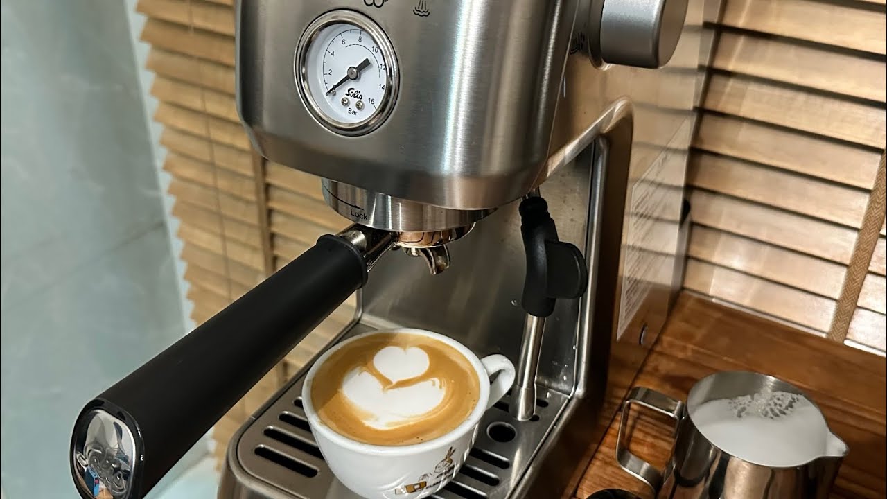 ソリス エスプレッソマシン バリスタ パーフェクタプラス Solis Barista Perfetta Plus ラテアート 開封動画 付属品充実 パワフルスチーム セミオート エスプレッソメーカー