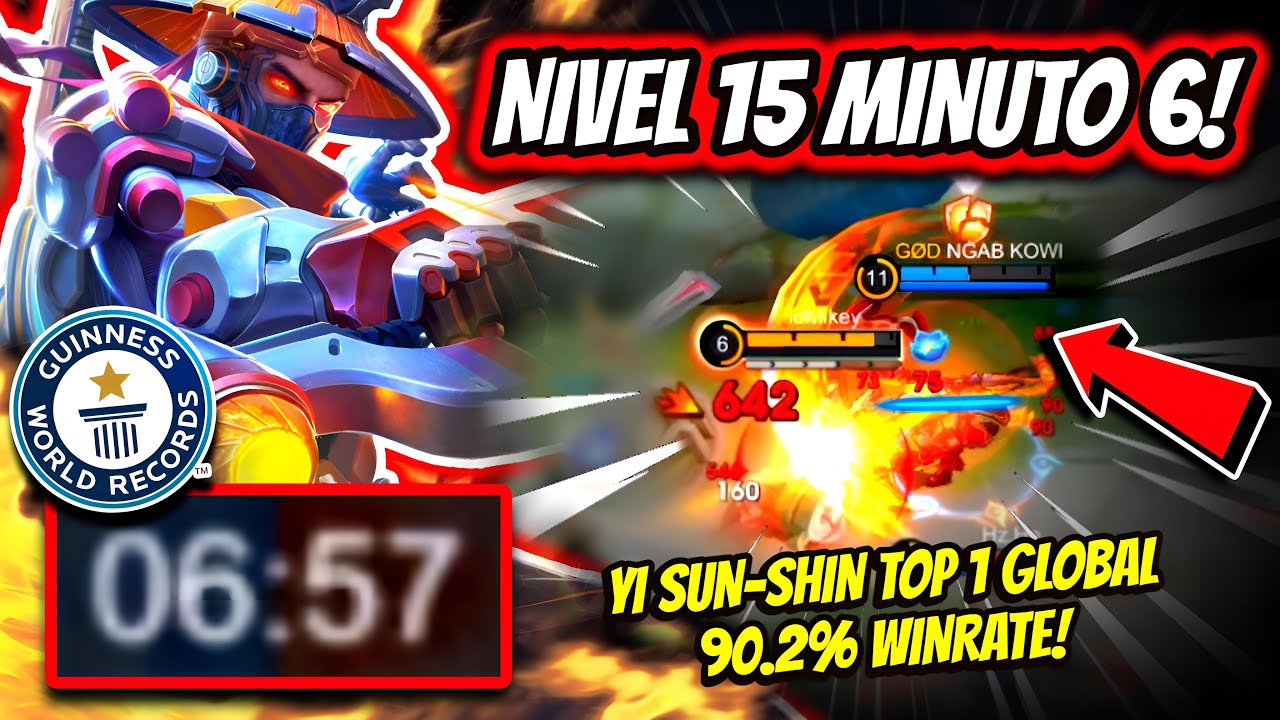 &iexcl;ROMPE RECORD MAS DIFICIL DE TODOS! &iexcl;LLEGA AL NIVEL 15 EN EL MINUTO 6! | MOBILE LEGENDS