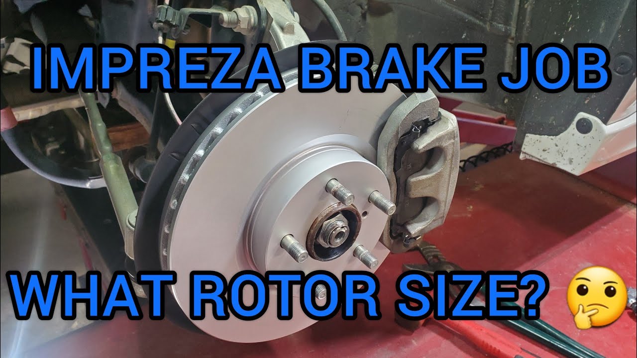 5th Gen Impreza (2017-2023) - Brake rotor size info + pad & rotor how-to
