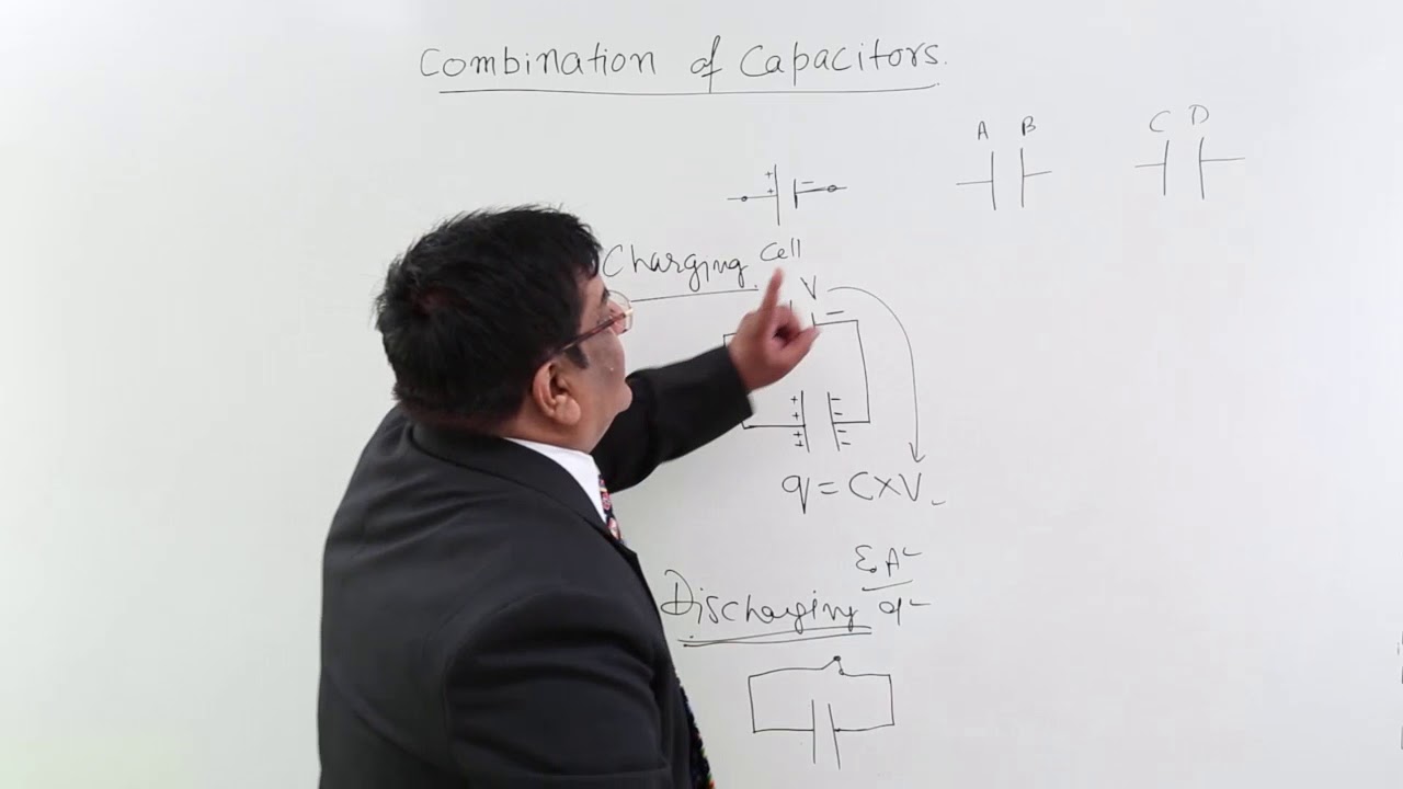 Class 12th – Combination of Capacitors | Electrostatic Potential and Capacitance | Tutorials Point