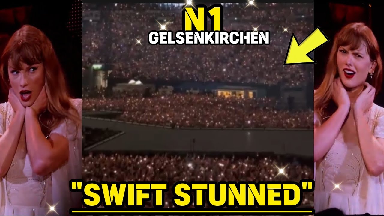 😯OMG! Taylor Swift STUNNED by Enthusiastic Crowd in Gelsenkirchen on N1 eras tour.